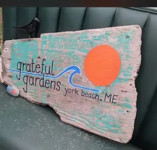 Grateful Gardens farm stand sign